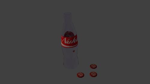 Fallout Nuka Cola Bottle and Caps preview image